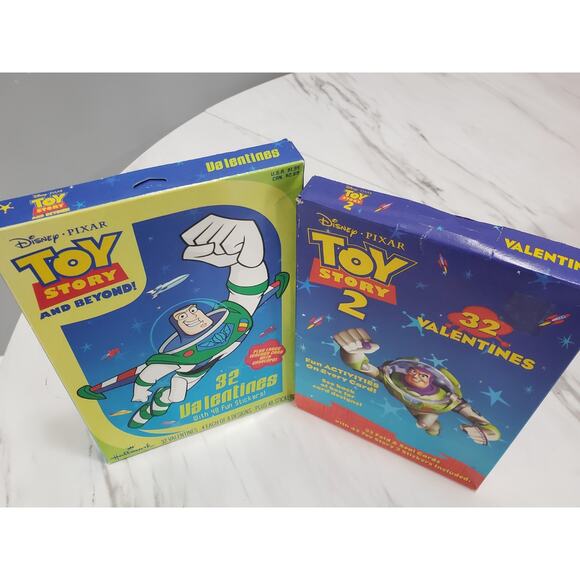 Vintage Disney Pixar Toy Story 1 & Toy Story 2 Valentines Classroom Cards lot 2 - Picture 4 of 11